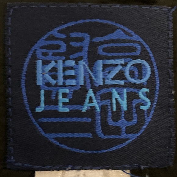 KENZO JEANS , Black , flowered midi skirt, M, - Picture 4 of 6